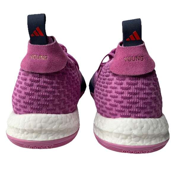 Adidas Trae Young 2.0 Mens Size 13.5 Sneakers Basketball Knit Upper Pink/Gray - Picture 6 of 9